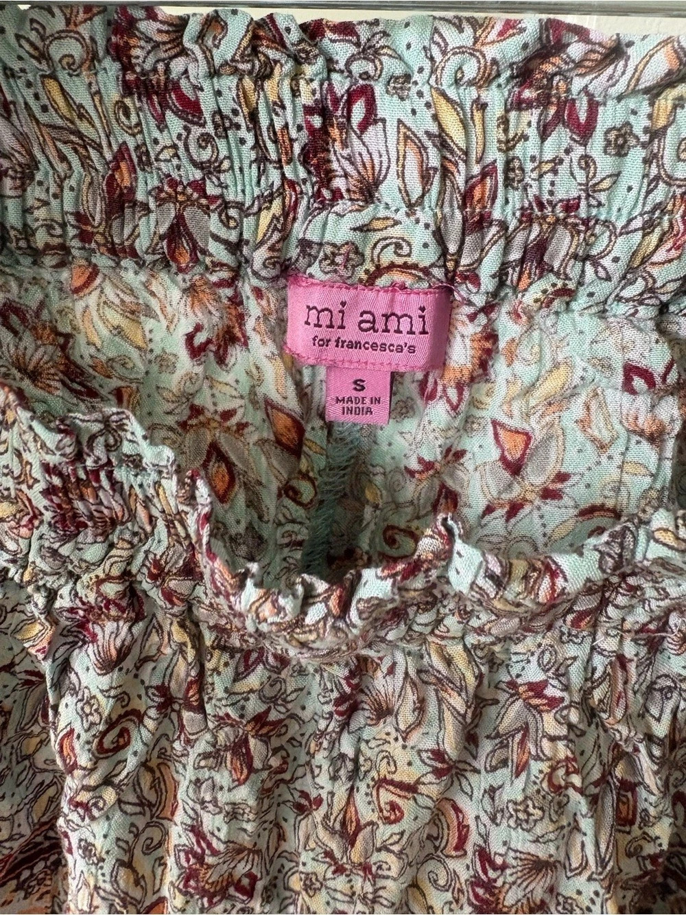 Francesca's Boho Ruffle Shorts - Picture 2 of 2